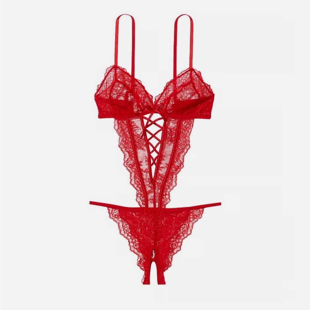 VS Red Lace Lingerie